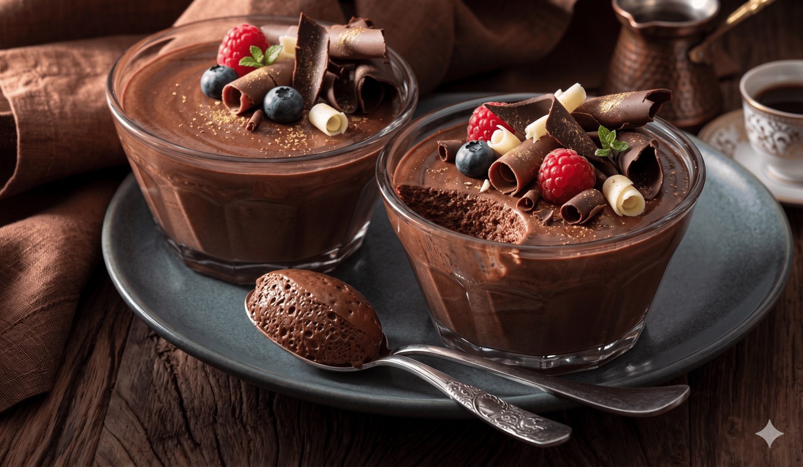 Mousse Clássica de Chocolate